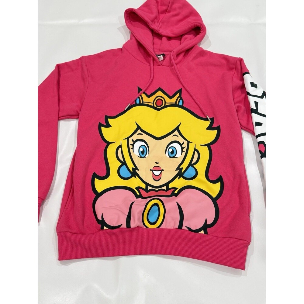 Universal Studios Super Nintendo World Princess Peach Jacket Hoodie Sz Small